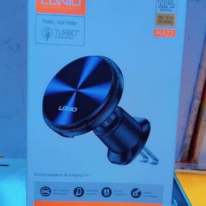 LDNIO MA23 Magnetic Wireless Charging Car Holder - 15W Turbo Power Engine | 360° Rotation & Strong Magnetic Grip