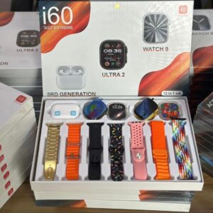 i60 Suit Extreme 12-in-1 Mega Gift Set - Ultra 2 & Watch 9 Dual Smartwatch Bundle with Wireless Earbuds