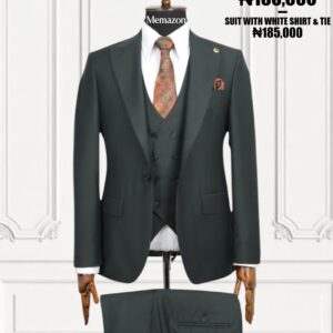 Deep Green Suit Timeless 3-Piece Design