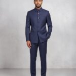 Dark Royal Blue Safari Suit – Modern Elegance, Comfort & Confidence